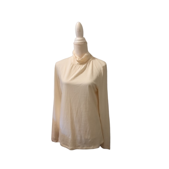 NWT TALBOTS turtleneck size L color cream - Picture 5 of 10